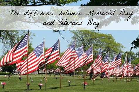The Difference Between Memorial Day and Veterans Day | Wisconsin Mommy