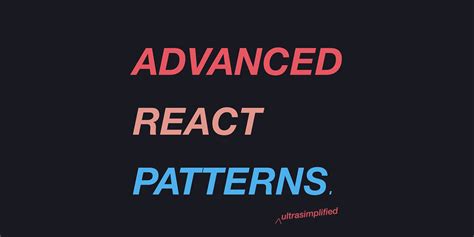 Image result for Advanced React Patterns