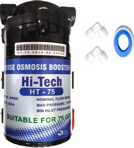 Hi Tech 75 GPD booster with elbo and teflon tape Diaphragm Water Pump ...