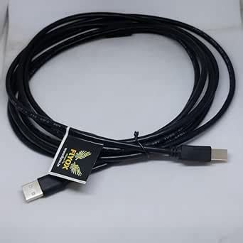 FLYOX Reversible USB 2.0 USB Printer High Speed Copper Cable 1 Meters ...