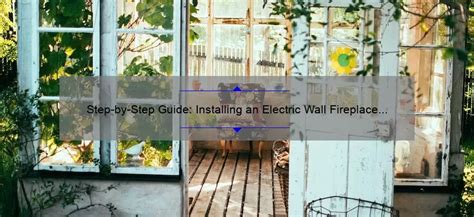 Image result for Installing Simple Fire LED Electric Fireplace