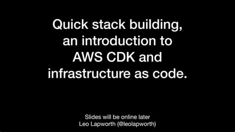 Image result for Cdk Tutorial