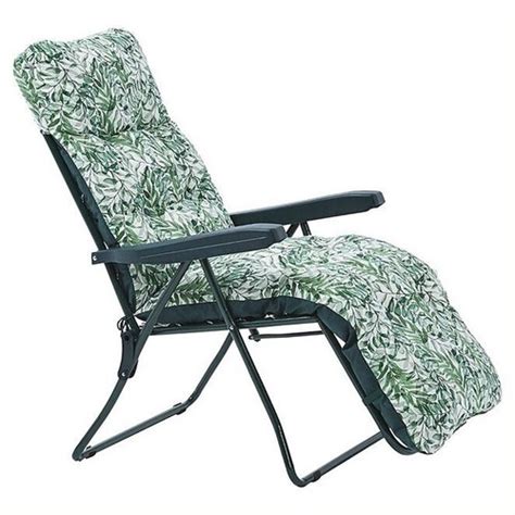 Outsunny Recline Cushioned Chaise Lounge Garden India | Ubuy