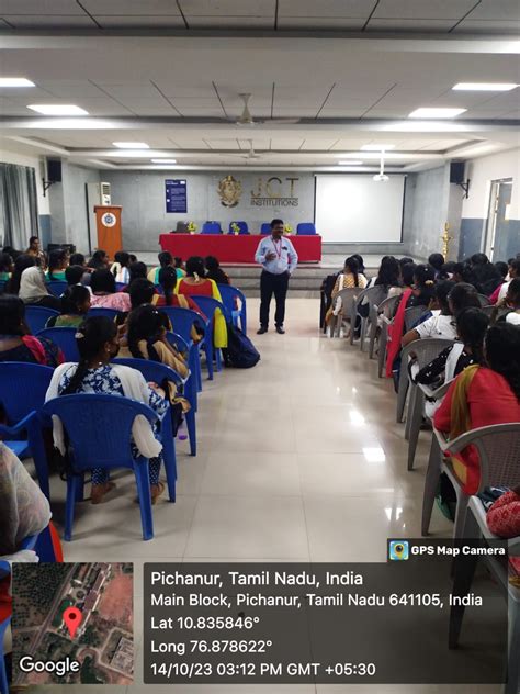 Special program on Budding Women Engineers – JCT Engineering