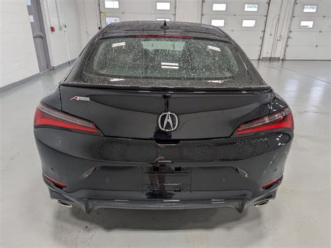 New 2024 Acura Integra with A-Spec and Technology Packages CVT in Majestic Black Pearl ...