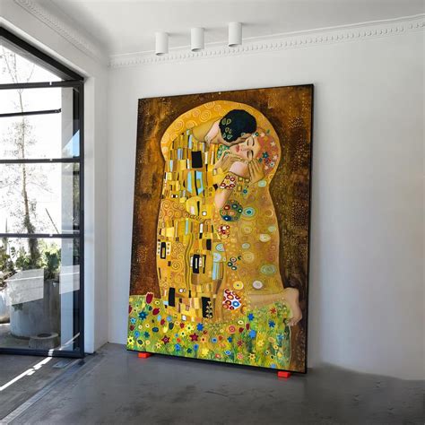The Kiss Canvas, Gustav Klimt Canvas Art, Gustav Canvas Wall Art, Gustav Painting, Kissing Wall ...