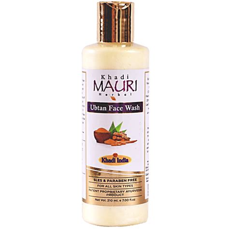 Buy Khadi Mauri Herbal Ubtan Face Wash - Ayurvedic, SLES & Paraben Free ...