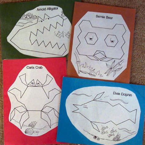 Pattern Block Animals — Hubbard's Cupboard