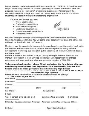 (FBLA-PBL) is the oldest and largest national organization for students ...