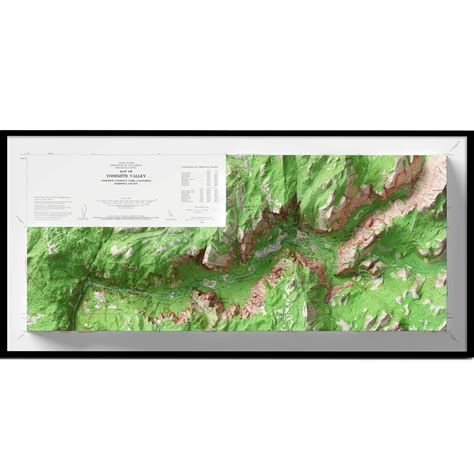 Yosemite Valley Topographic Map
