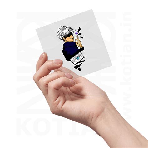 Gojo Satoru Cloth Sticker | Kotian