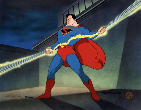 Animation art from Fleischer’s SUPERMAN cartoons. 1940s. | Superman art ...