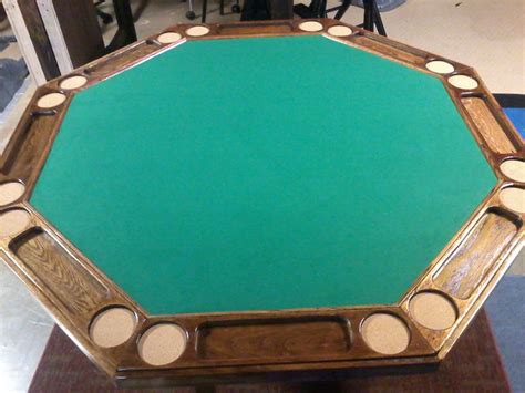 DIY Poker Table Made from Pallets with Green Felt
