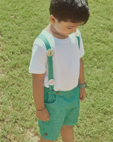 Unisex Kids Dungaree - With Badges - See Sow - Shop Now!