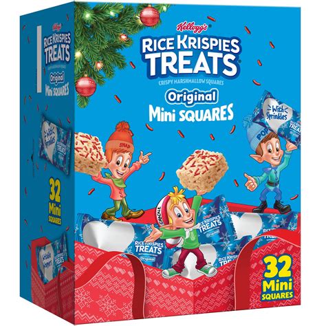 Rice Krispies Treats Original with Holiday Sprinkles Chewy Mini ...