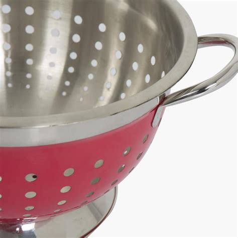 Buy Rosemary-Levon Printed Colander With Handle - Stainless Steel ...