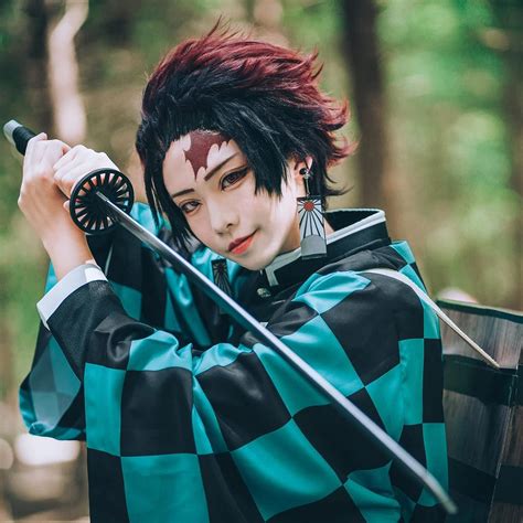 Demon Slayer Tanjiro Temporary Tattoos - Cosplay & Halloween Party ...