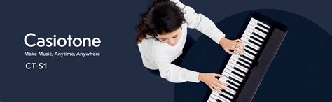 Casio Casiotone CT-S1 61-key Touch Sensitive Portable Keyboard - WHITE ...
