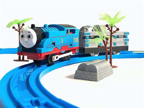 Buy DIVUE Battery Operated Train Toys Track Set for Kids with Sound and ...