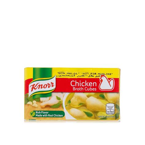 Knorr Chicken Broth Cubes 60g - Spinneys UAE