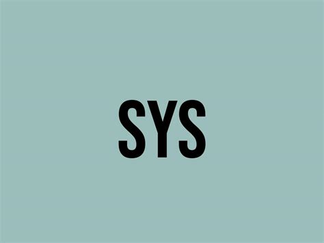 Image result for Sys Full Form