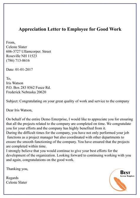 Image result for Employee Appreciation Notes Examples
