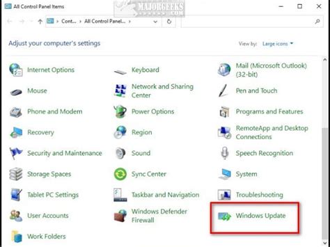 Image result for Control Panel System and Security Windows Update