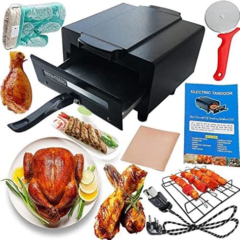 Buy Wellberg Dual Electric Tandoor For Home Fitted With Stainless Steel ...