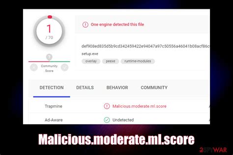 Remove Malicious.moderate.ml.score (Removal Instructions) - Free Guide