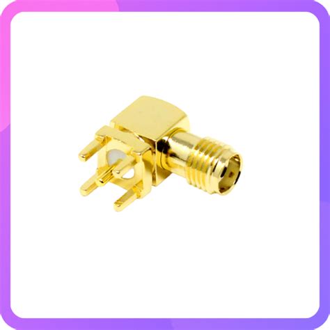 SMA SMD Female Connector PCB-Mount RF Jack - VOLTROS – IOTMINDS INDIA