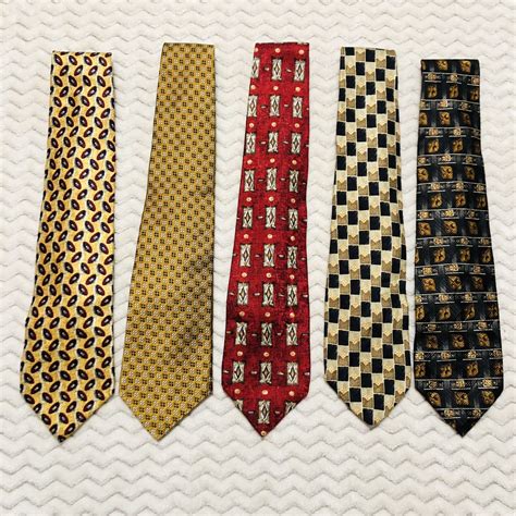 Vintage Tie Lot Of 5 Robert Talbott Gold Ties Best Of Class Studio ...