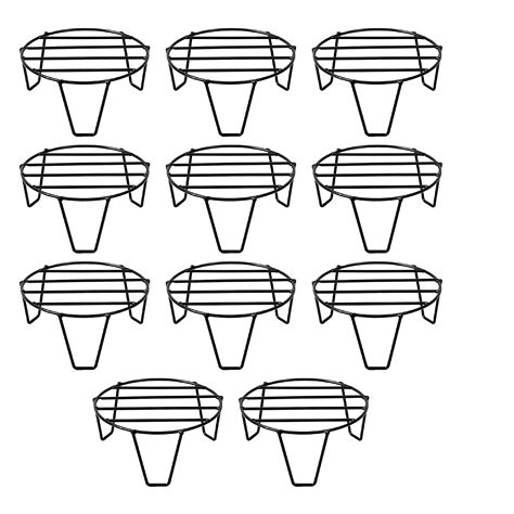 Leafy Tales Round Metal Plant Stand for Outdoor Balcony, Set of 11 ,20* ...