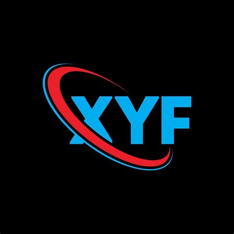 XYF logo. XYF letter. XYF letter logo design. Initials XYF logo linked ...