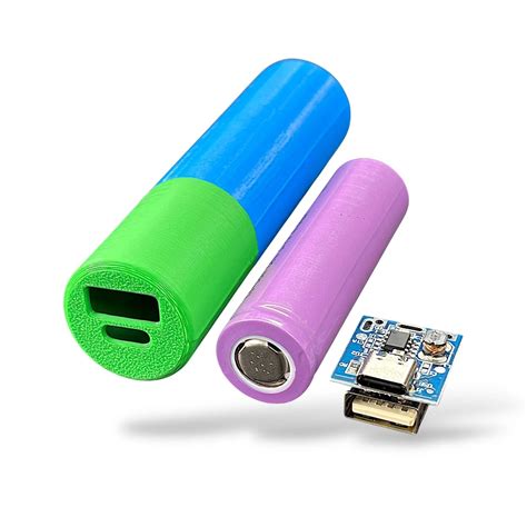 3D Printed Power Bank Case (Body Only) for DIY Projects, Arduino Board ...