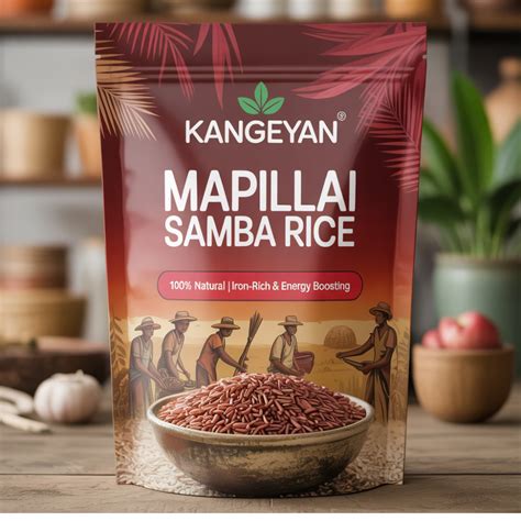 Mapillai Samba Rice | Traditional Tamil Nadu Red Rice – Kangeyan