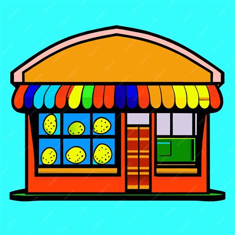 Fruit Shop Pizza Shop Sweet Shop Cartoon 的图像结果