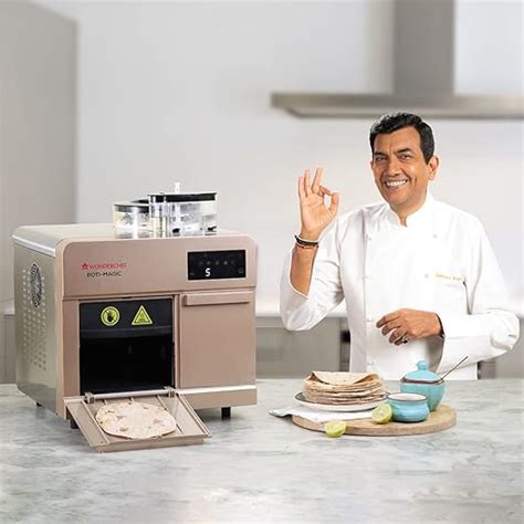 Wonderchef Roti-Magic, Fully Automatic Roti Maker, Hot Rotis From Dry ...
