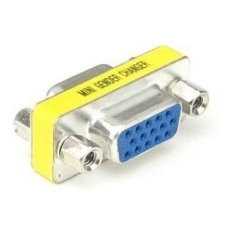 Buy VGA Coupler Joiner - 15 Pin Female to Female VGA Extender, Adapter ...