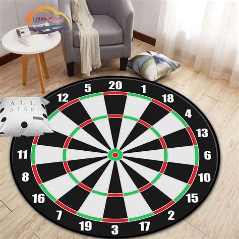 Dartboard Circular Carpet 3D Printing Darts round rug Children's ...