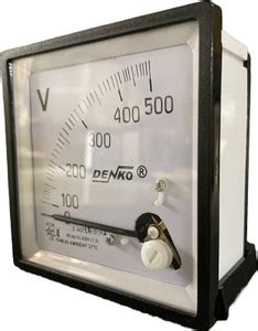 vinytics Analog DC Voltmeter 500V DC Voltmeter Price in India - Buy ...