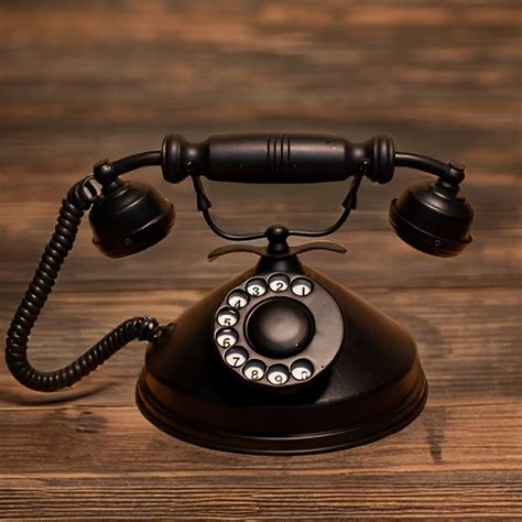 Vintage Style Dummy Telephones, Non-Functional Decorative Handcrafted ...