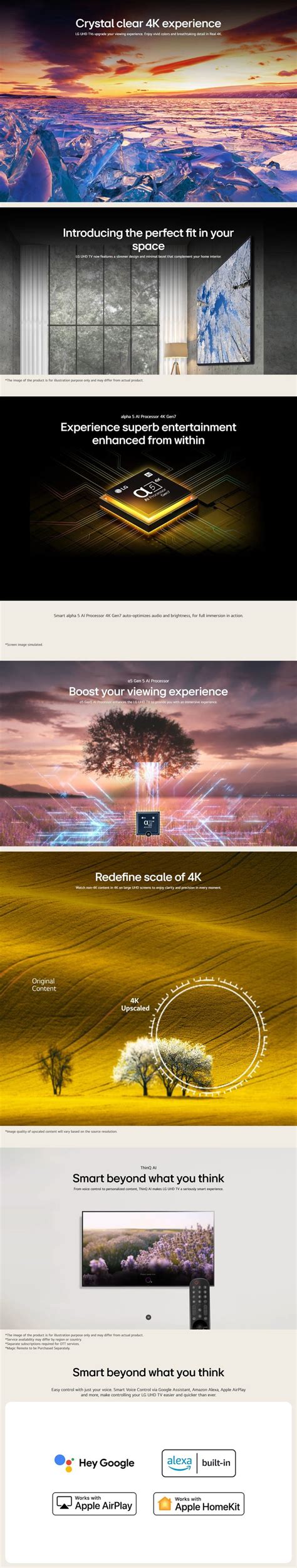 TV :: LG :: LG ATRQ 4K UHD Smart TV | 43 inch | 43UT73806LA