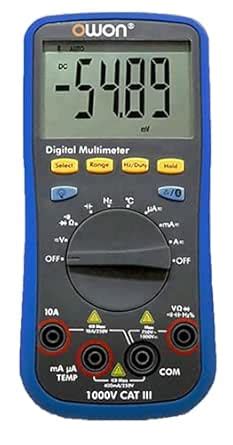 Owon Technology Lilliput Electronics 3-3/4 Digital Multimeter 4000 ...