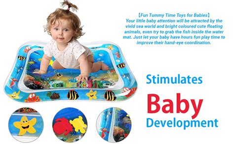 Tec Tavakkal Baby Kids Water Play Mat Toys Inflatable Tummy Time ...