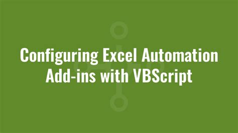 Image result for VBScript in Excel Examples
