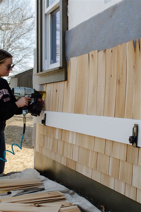 Progress Report: A Peek At Our Cedar Shingle Siding (So Far) & How We ...