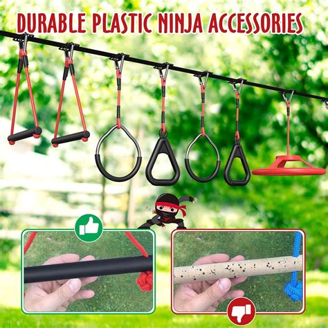 Hapfan 50 ft Ninja Warrior Obstacle Course for Kids India | Ubuy