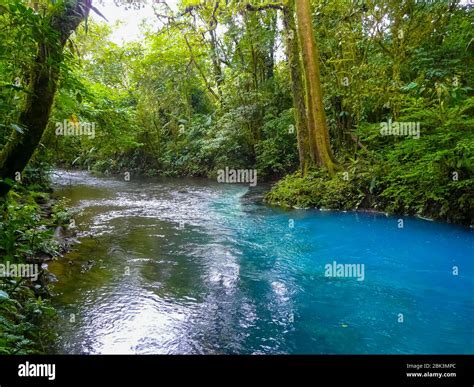 Rio Celeste, Tenorio volcano national park, Costa Rica Stock Photo - Alamy
