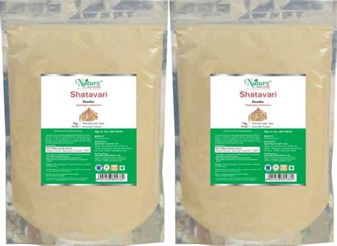 Buy NATURZ AYURVEDA SHATAVARI POWDER - 1 KG VALUE PACK OF 2 Online ...