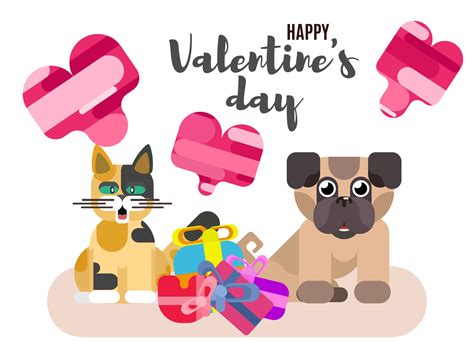 Dog Pillow Custom 3D Zipper Happy Valentine Pillow Graphic By The ...